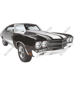  Classic muscle car 1970-ies