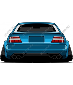  Elegant blue sports car