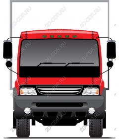 Red truck delivery