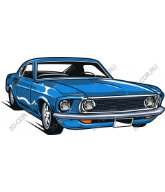  Classic blue coupe