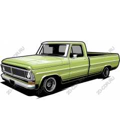  Classic green pickup