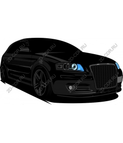  Elegant black sports car