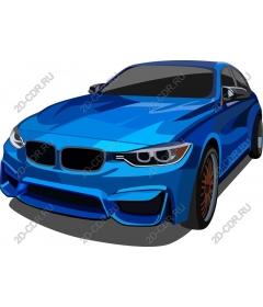  Elegant blue sports car