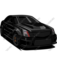 Элегантный черный спортивный автомобиль
