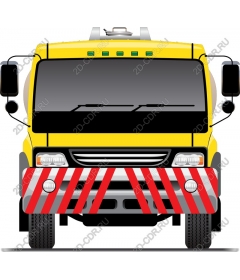 Bright yellow truck