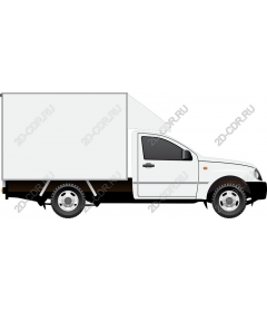 White delivery truck