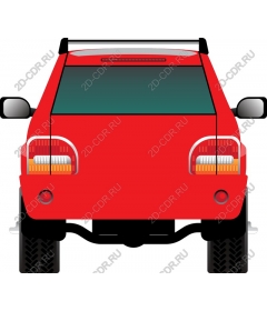 Red SUV