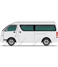  Elegant van with side view