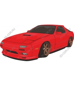  Classic red sports car