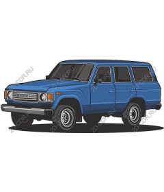  Classic blue Toyota SUV