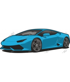  Ультрабыстрый синий спортивный автомобиль
