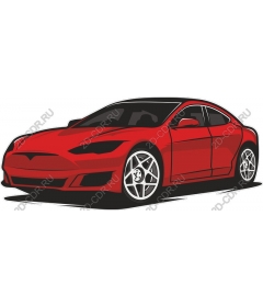  An elegant red sports car