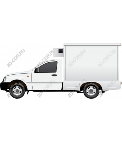 White delivery truck