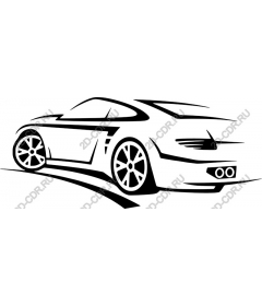 Элегантный спортивный автомобиль