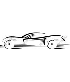 Элегантный скоростной автомобиль