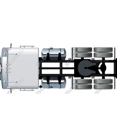  Heavy truck - top view