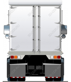 Premium truck rear view