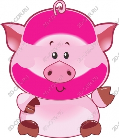  Adorable cartoon pig