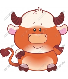  Cute cartoon cow
