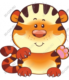  Cute cartoon tiger