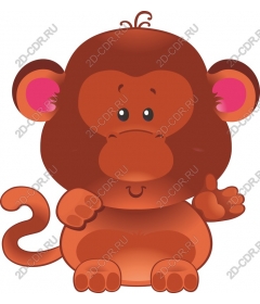  Adorable cartoon monkey