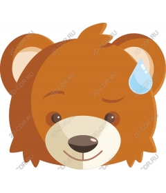  Cute face bear