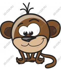  Adorable cartoon monkey