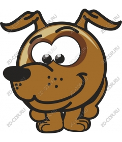  Funny cartoon dog
