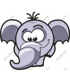  Cute cartoon elephant