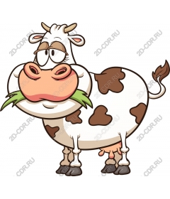  Cute cartoon cow