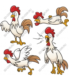  A whimsical collection of cocks