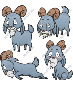  Bizarre cartoon goat