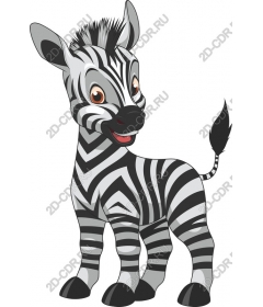  Cartoon Zebra