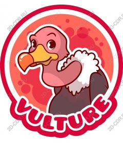  Bizarre cartoon vulture