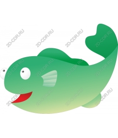  Fancy green fish