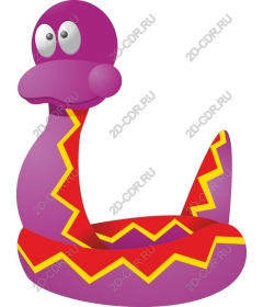  Bright purple snake