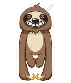  Cute cartoon sloth