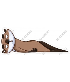  Charming playful otter