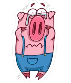  Bizarre cartoon pig