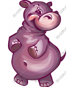  Adorable cartoon Hippo