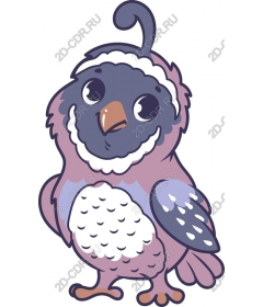 Whimsical character-bird