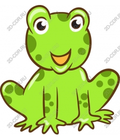  Adorable green frog