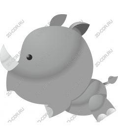 Playful Rhino
