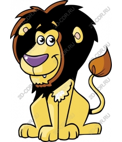  Cartoon lion