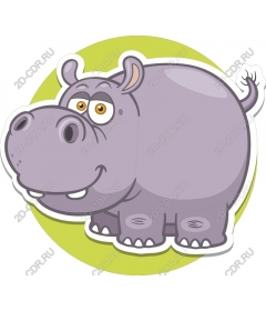  Bizarre cartoon Hippo