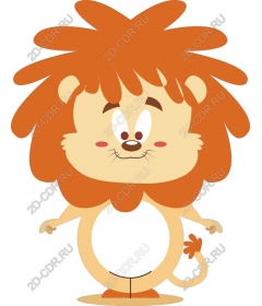  Cute cartoon lion