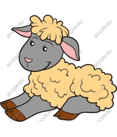  Cute cartoon sheep