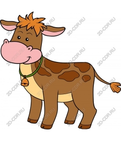  Cute cartoon cow