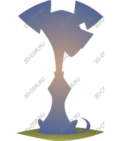  Stylized dog