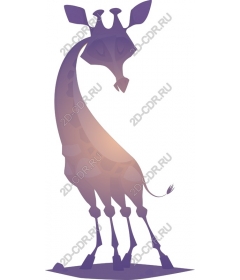 Whimsical giraffe